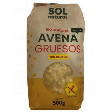 Copos De Avena Gruesos Sin Gluten Gr Bio