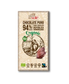 CHOCOLATE NEGRO 94% 100GR BIO