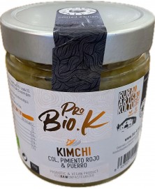 KIMCHI COL, PIMIENTO ROJO Y PUERRO 350GR BIO