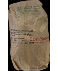 PAN TRIGO INTEGRAL CON SESAMO LEV MIX 450GR BIO