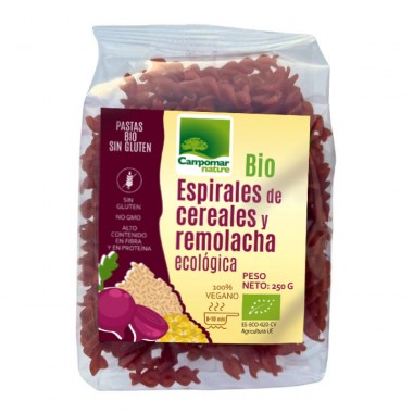 ESPIRAL CEREALES Y REMOLACHA 250GR BIO