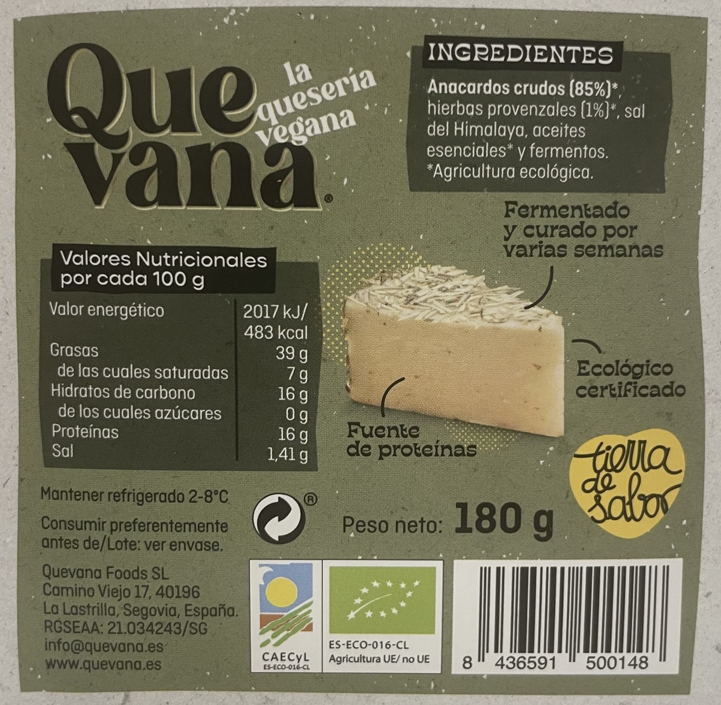 queso anacardos